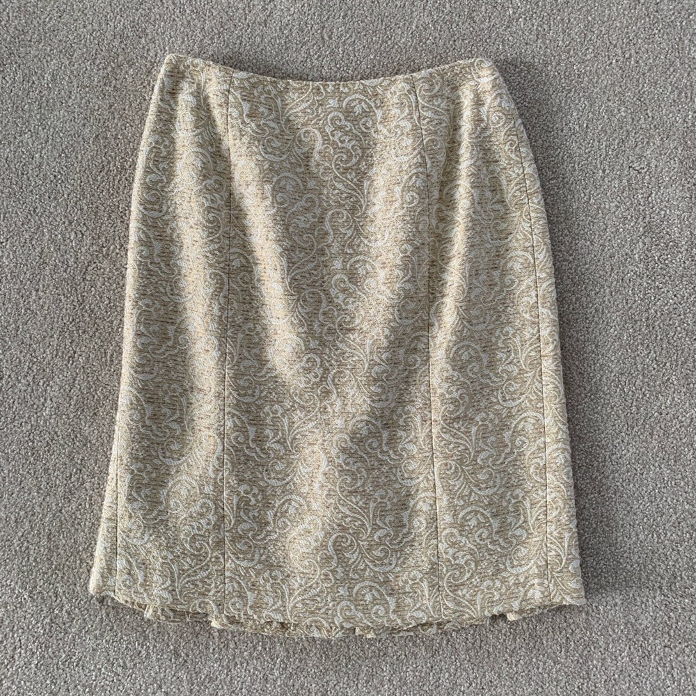 Ann Taylor brocade skirt